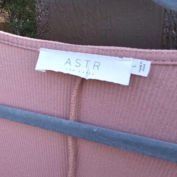 Nwt ASTR the label nude blush  Ribbed bra corset dress L - Picture 9 of 14